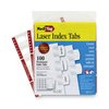 Redi-Tag Laser Tab, 1-1/8 in., White, PK100 33117